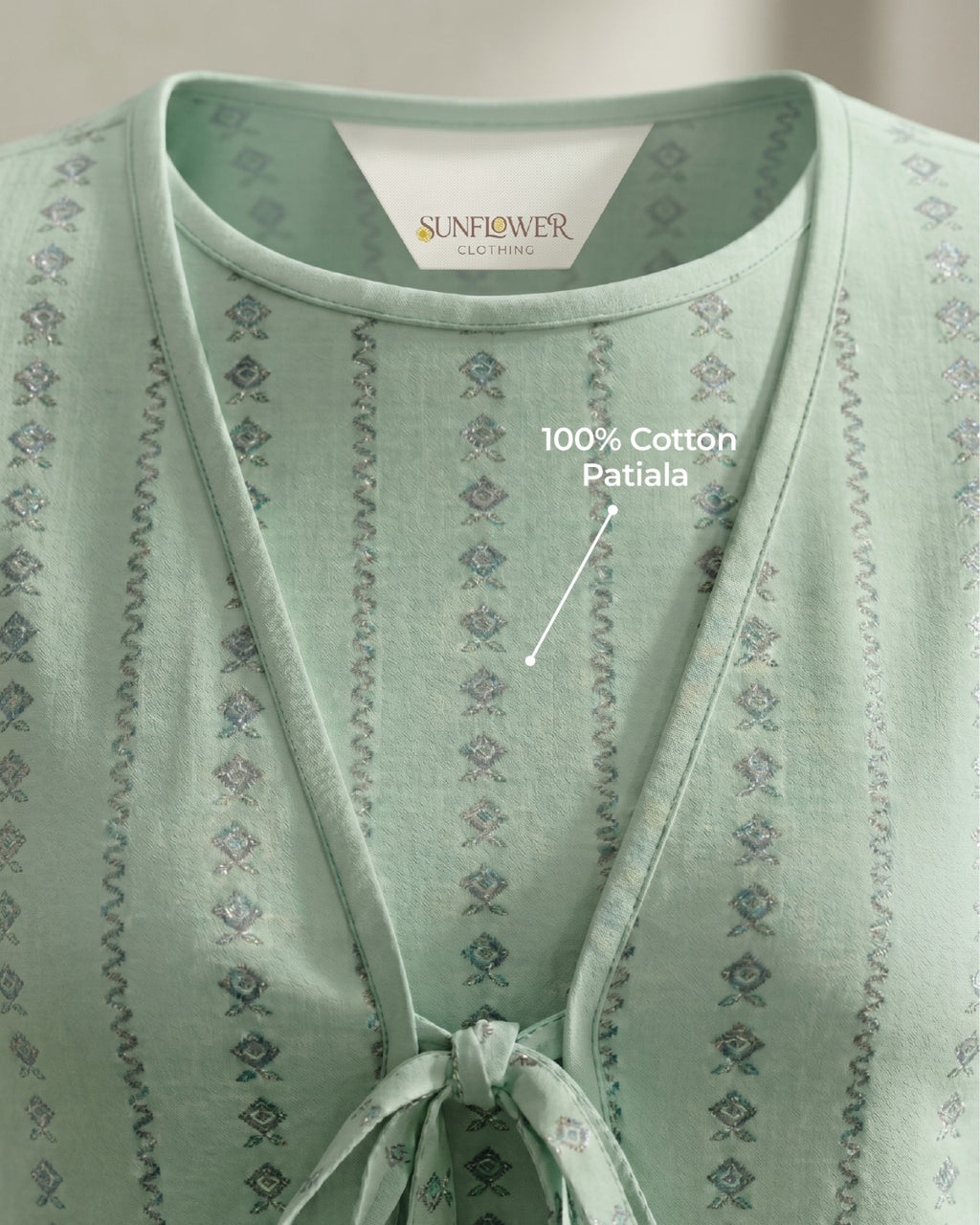 Layered Bloom T-shirt Kurta Jacket Set