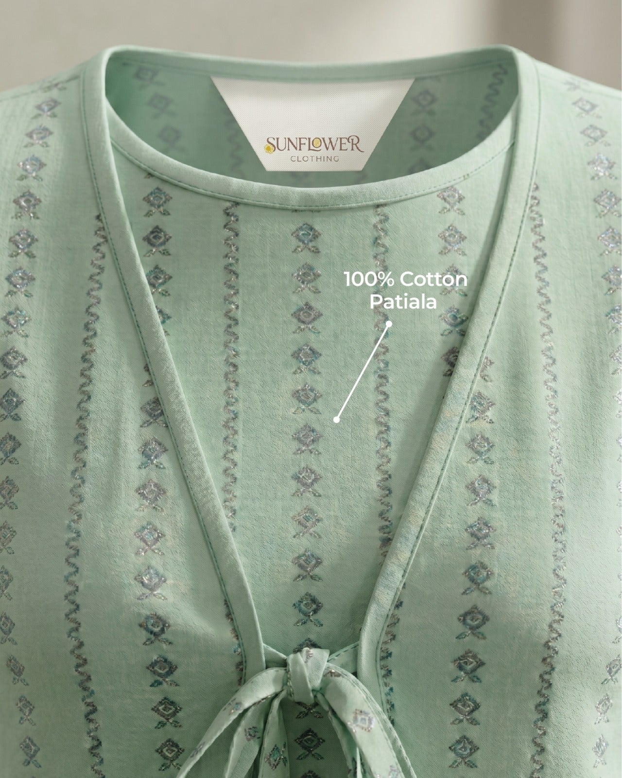 Layered Bloom T-shirt Kurta Jacket Set