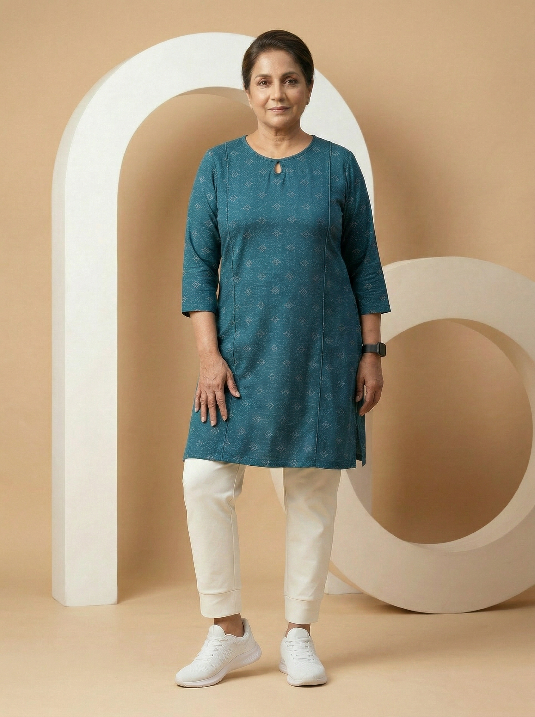 Sukoon Keyhole Kurta Set