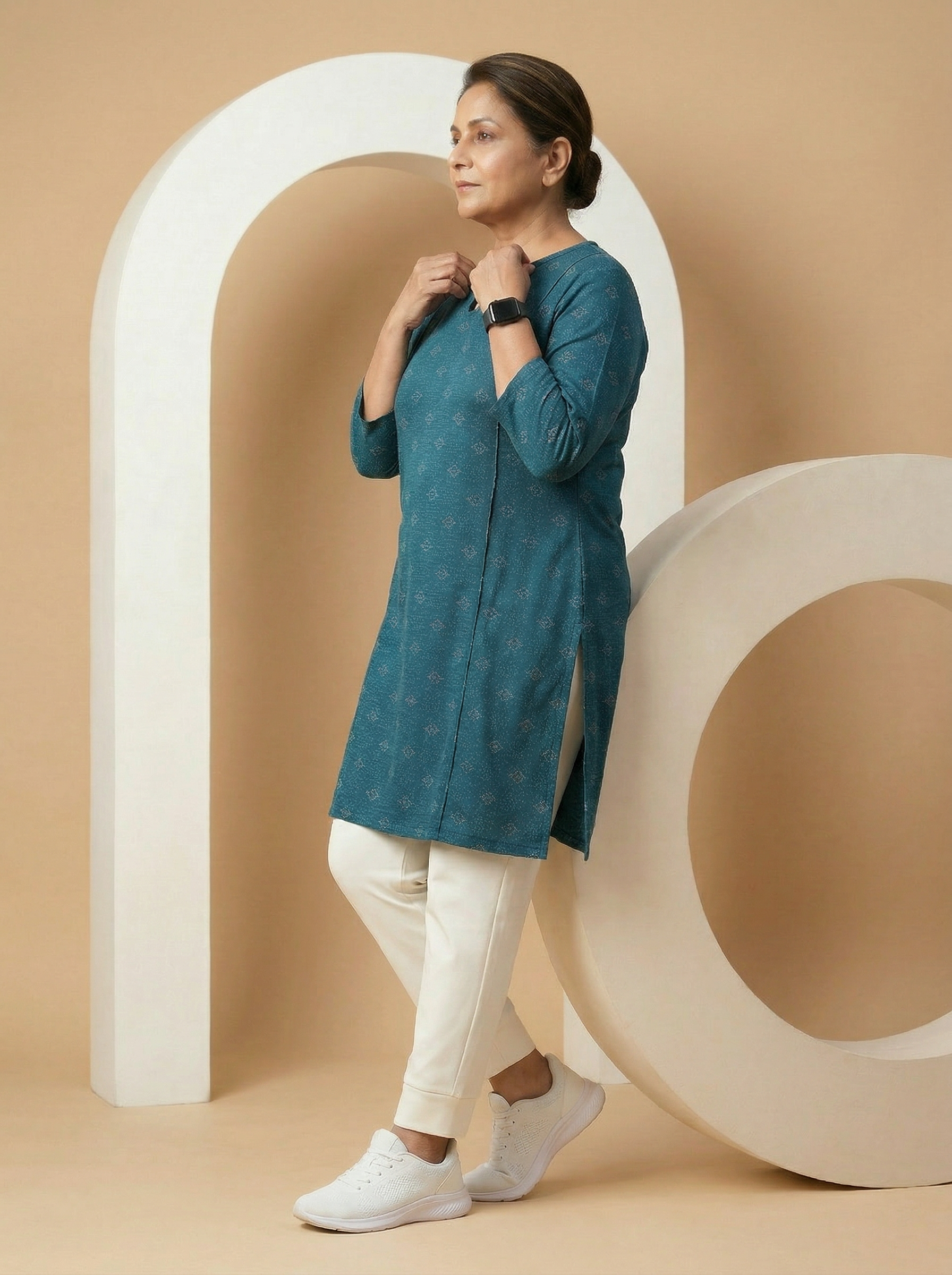 Sukoon Keyhole Kurta Set